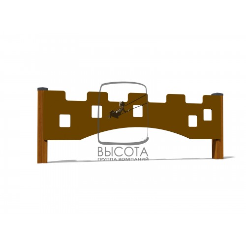 ВСТ 5294 Ограждение декоративное деревянное “Крепости”