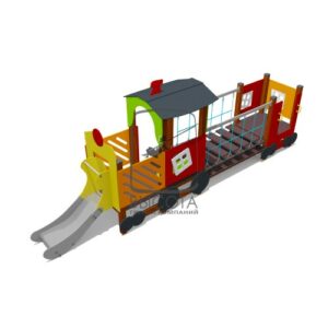 ВСТ 5626 Игровой макет «Паровоз с 1 вагоном»