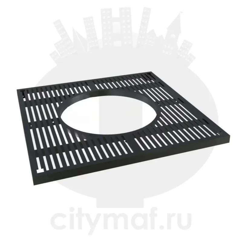 Приствольная стальная решётка «Айва»